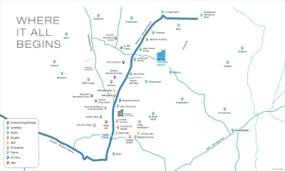 Godrej Aqua location map Godrej Aqua location map